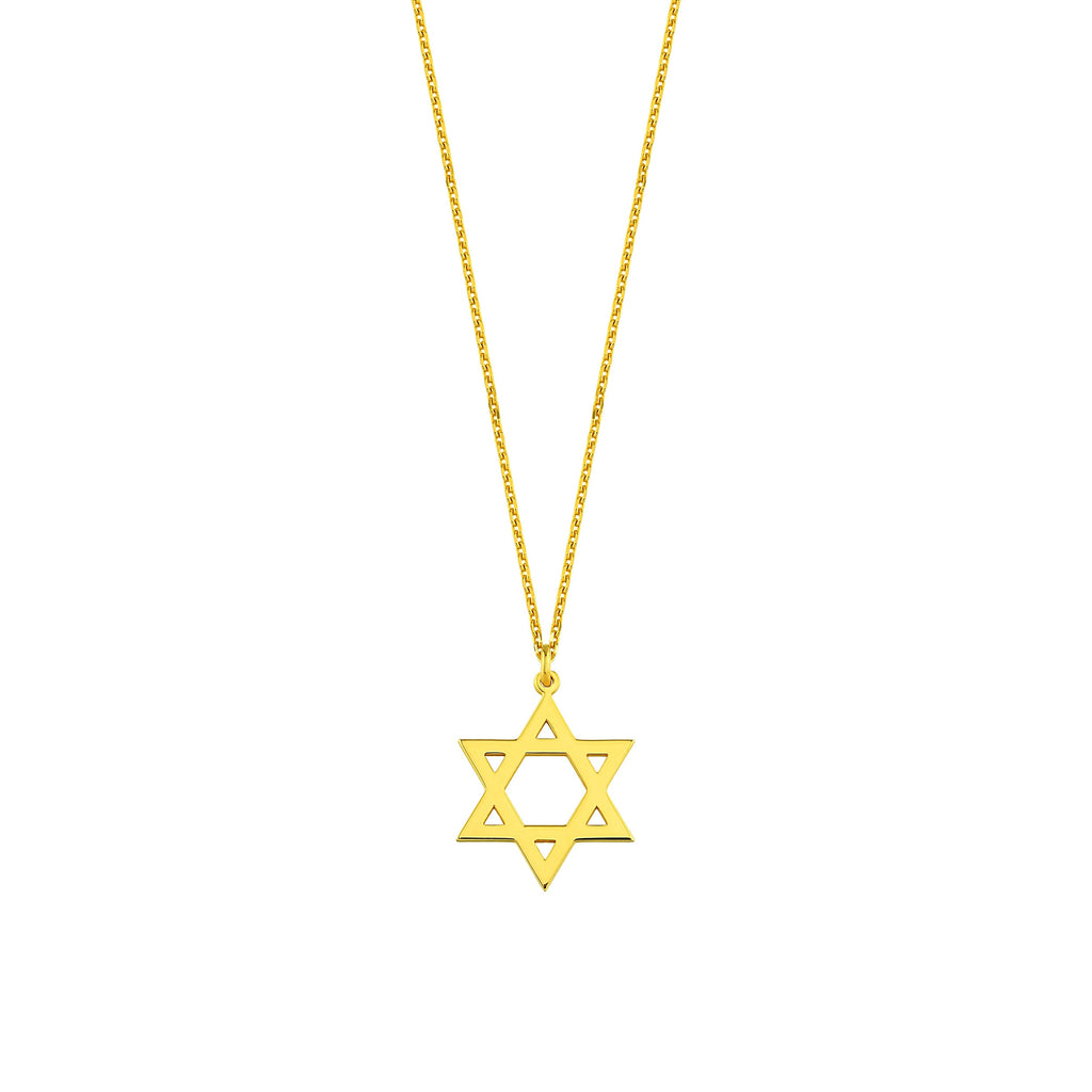 18K Gold Vermeil Star of David Necklace | Jewish Jewelry