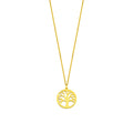 18K Gold Vermeil Tree of Life Necklace | Elegant Women's Jewelry