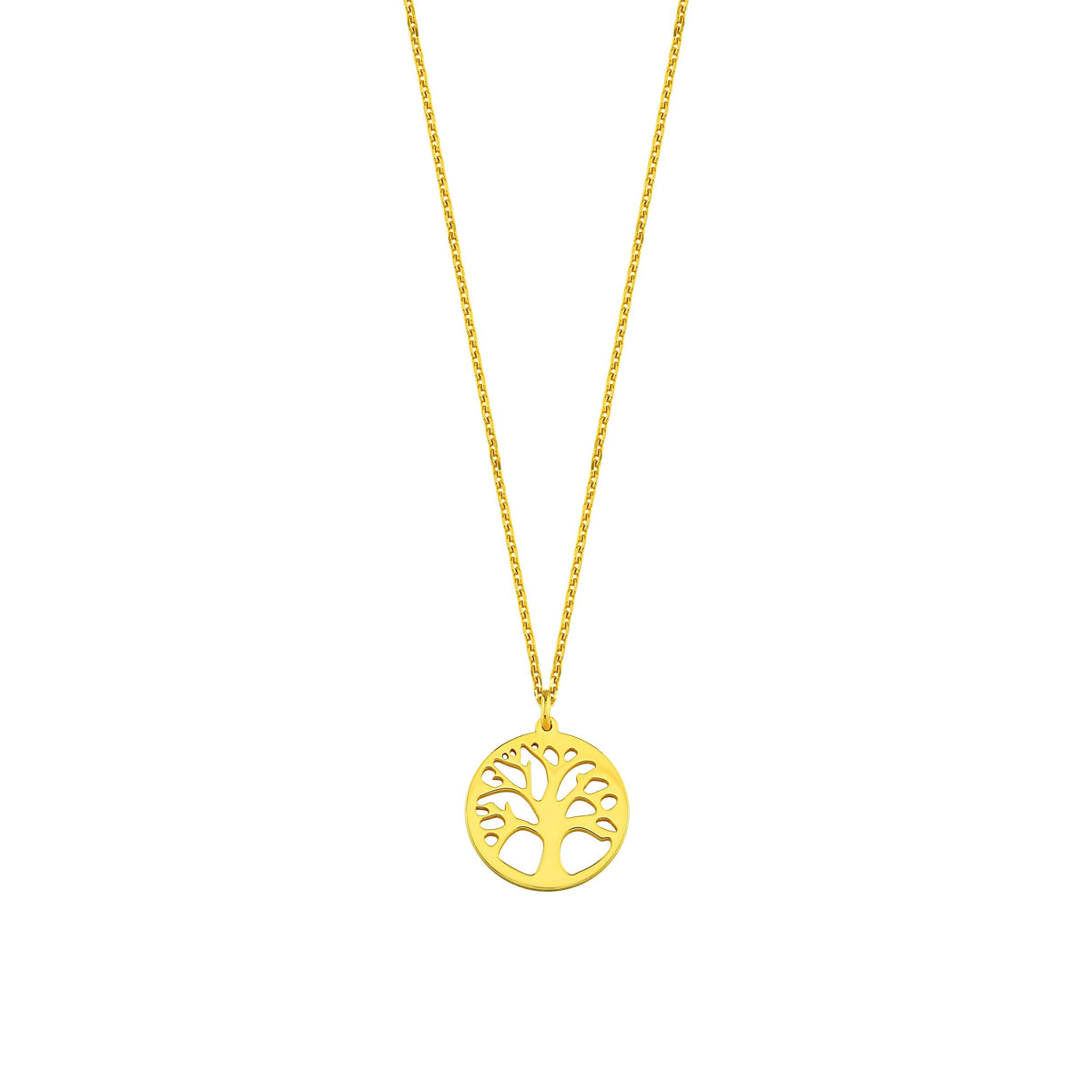 18K Gold Vermeil Tree of Life Necklace | Elegant Women's Jewelry