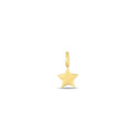 14K Solid Gold Star Charm, Classic Five Point Star Pendant, Minimalist Celestial Charm, Simple Layering Charm, Gift for Her